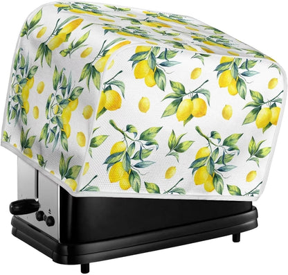 Lemon Toaster Covers - Anti-Fingerprint Lightweight Covers for Most 2-Slice Toasters, Universal Size
