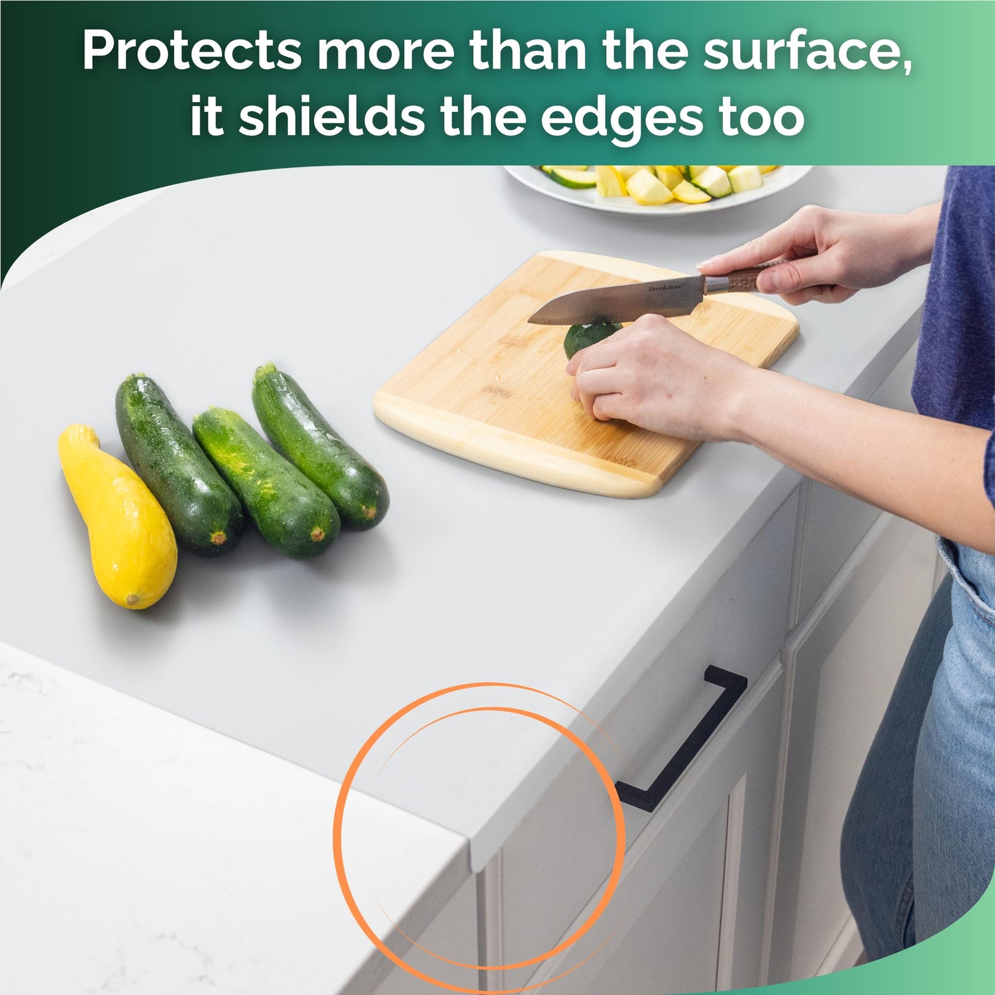 Extra Large Silicone Mats for Crafts with "Edge Protection" – Silicone Table Mat – Multipurpose Heat Resistant Silicone Mat – No Folds or Wrinkles – 1.5mm Thick, 36"x24", Translucent