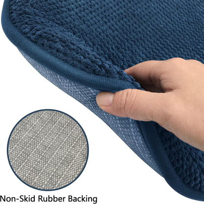 Blue Foam Seat Cushions for Kitchen Chairs, Non Slip Office Seat Cushions, Washable U Shaped Soft Thick Large Chair