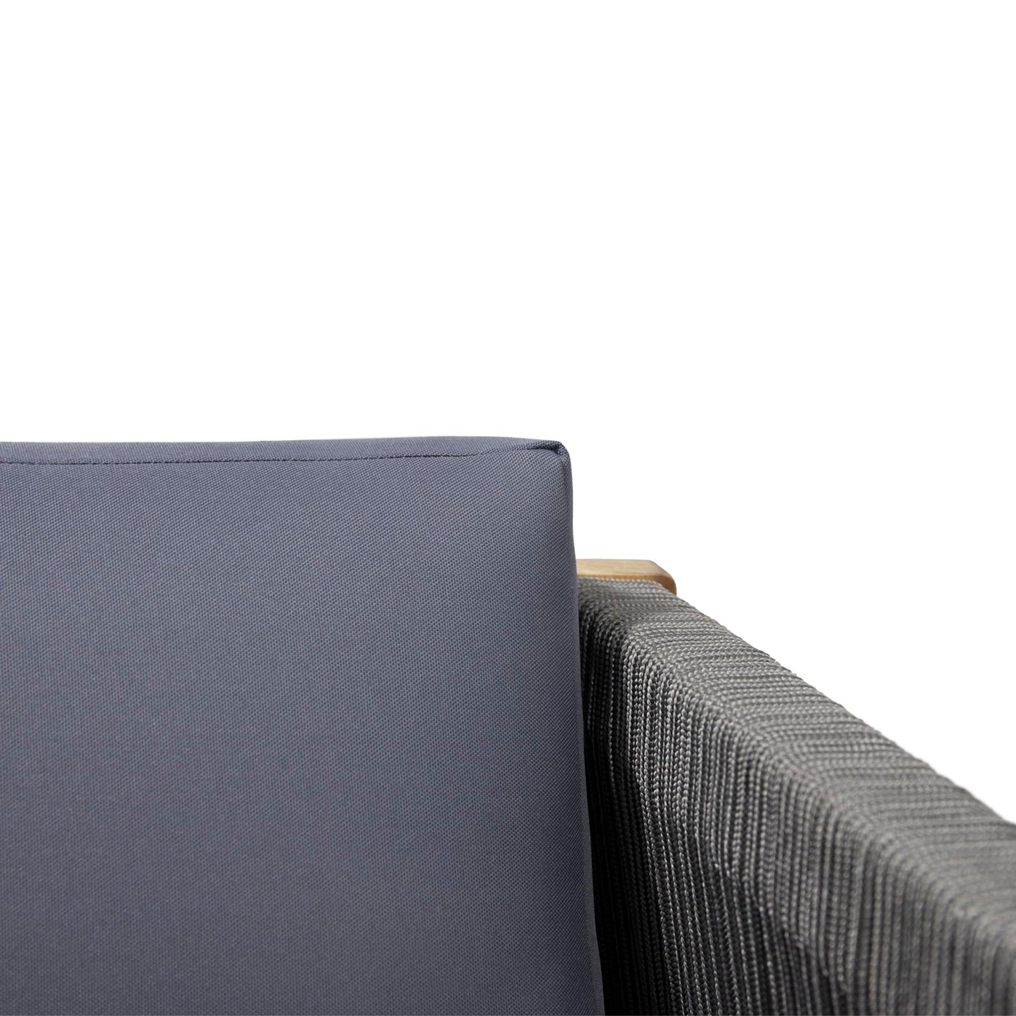 Christopher Knight Home Laurel Modern Outdoor Loveseat Set, Teak and Gray