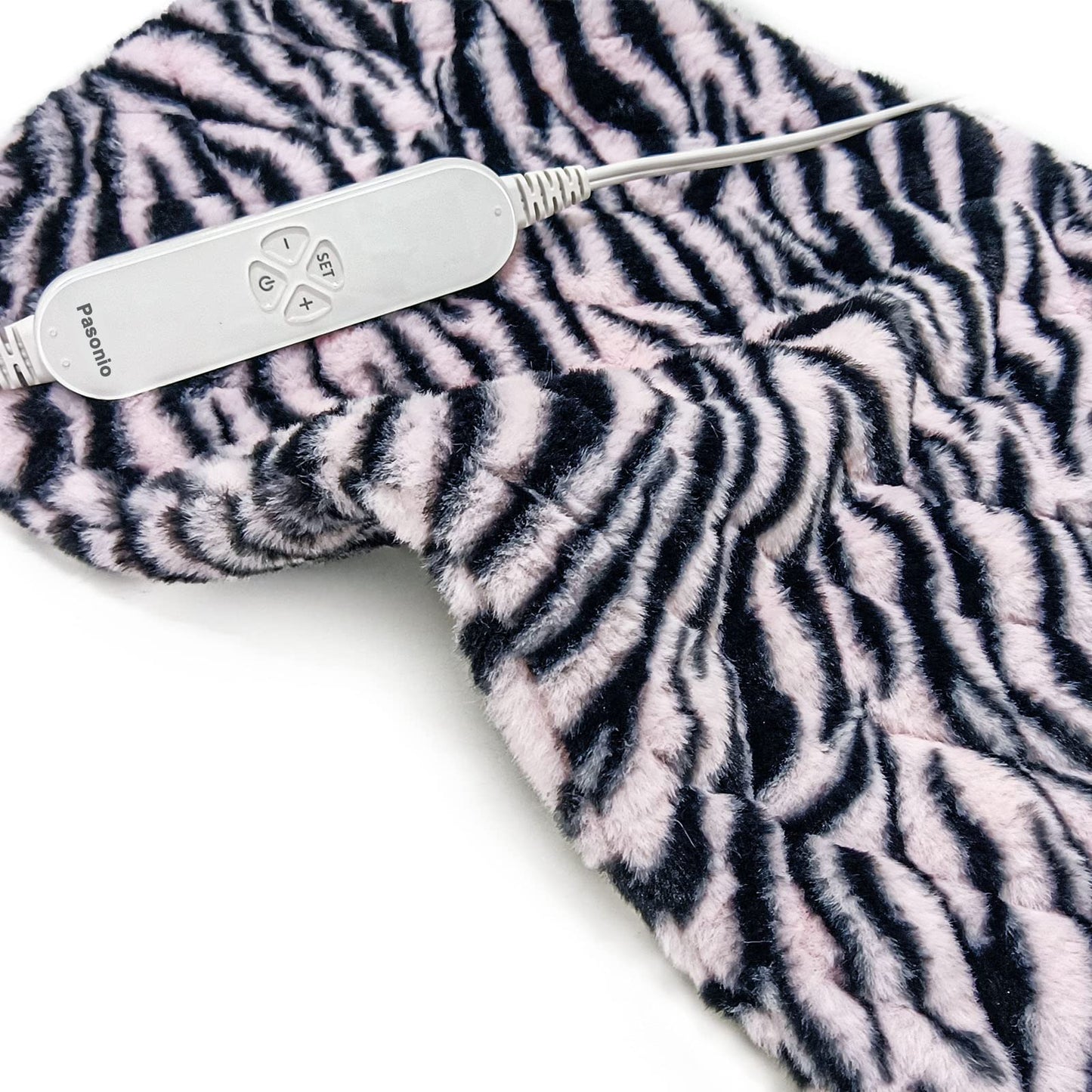 XL Full Weighted Heating Pad for Back Pain, Cramps, Relief - - 2.3lb Large Electric Heat Pad for Neck and Shoulders - Hot Heated Pad with Auto Shut Off, Stay on- (XL 12"x24" Pink) - PYQ0F