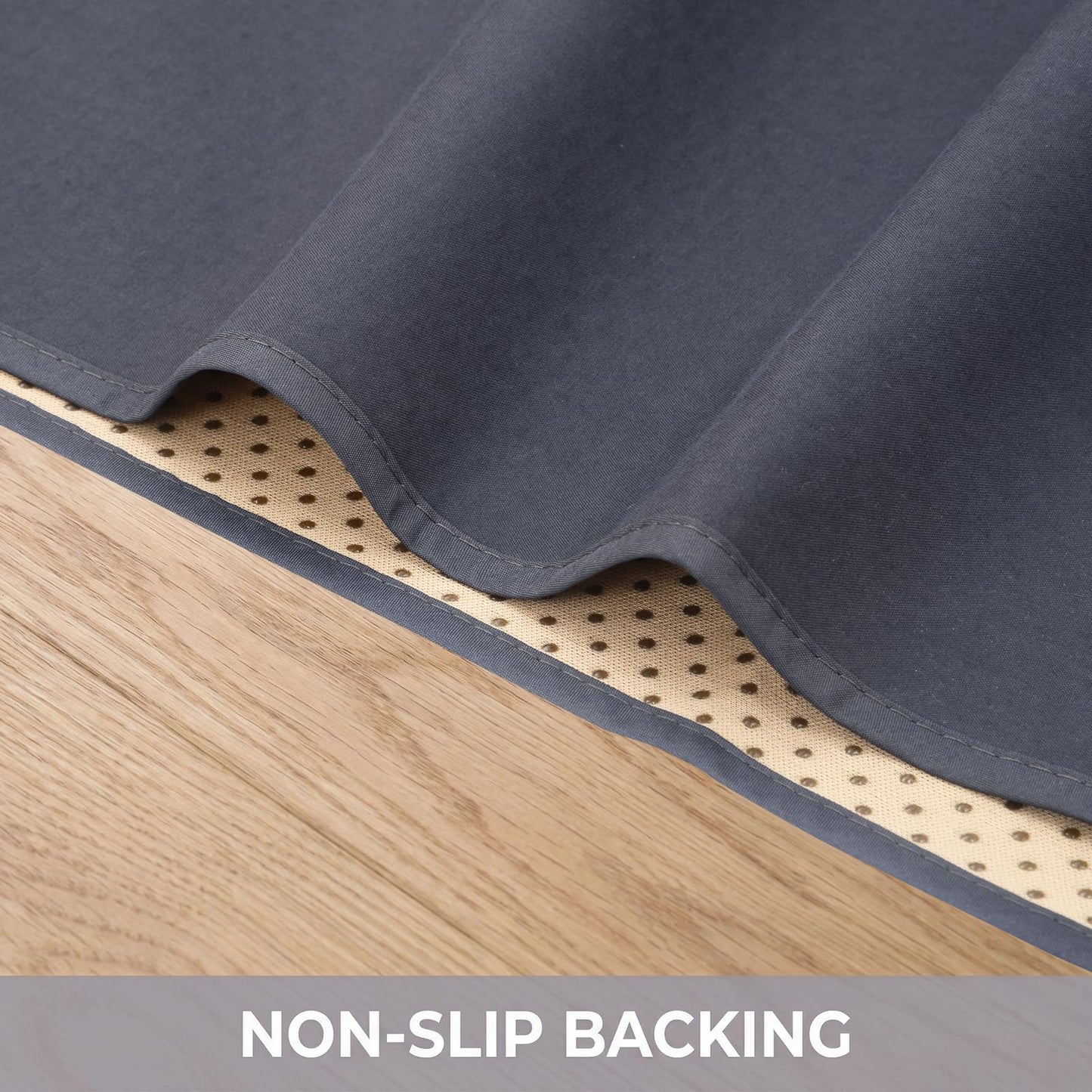 Splat Mat for Under High Chair/Arts/Crafts, WOMUMON Washable Spill Mat Waterproof Anti-Slip Floor Protector Splash Mat, Messy Mat and Table Cloth
