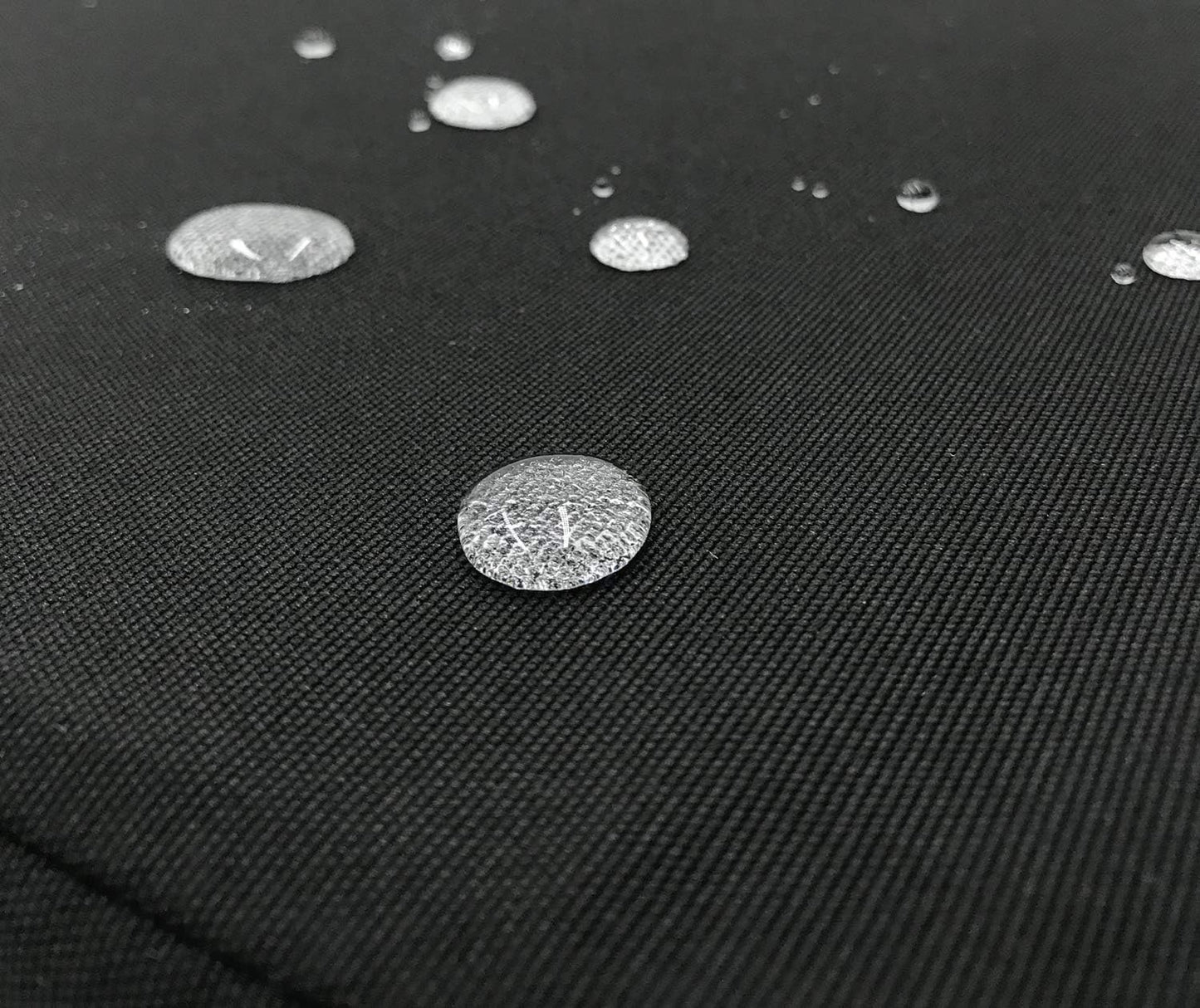 CozyLounge 24"x24"x4" (2 Indoor Outdoor Water Repellent High UV Resistant Patio Chair Cushion Cover (Just Black