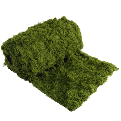 USMOLA Fake Moss Mat, Artificial Moss Table Runner for Wedding Decor Table Centerpieces Fairy Garden Crafts Indoor Green Faux Grass Wall Decor (Green: 12 x 71Inch / 30x180cm)