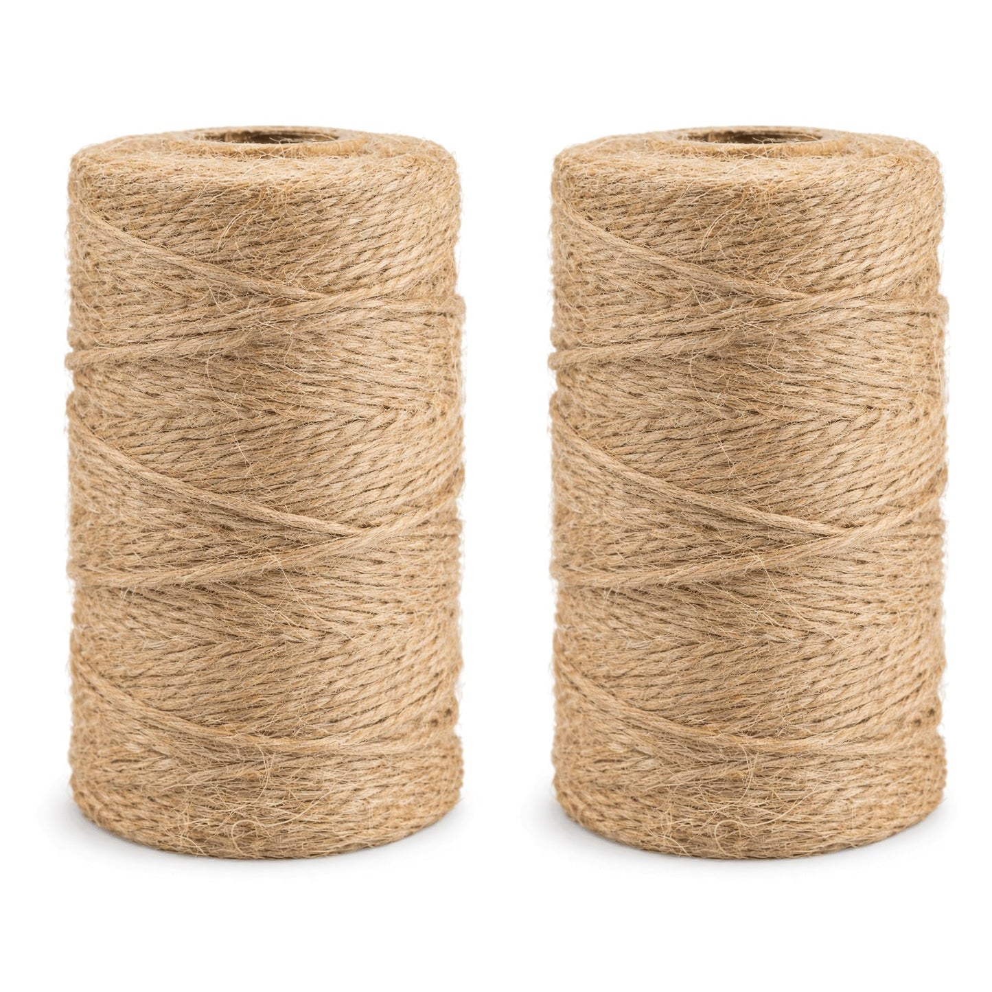 1600 Feet 2mm Natural Jute Twine, Brown String for Crafts, Gardening, Gift Wrapping, Macrame, DIY Decor (800 Ft/Roll) (2, 2mm)