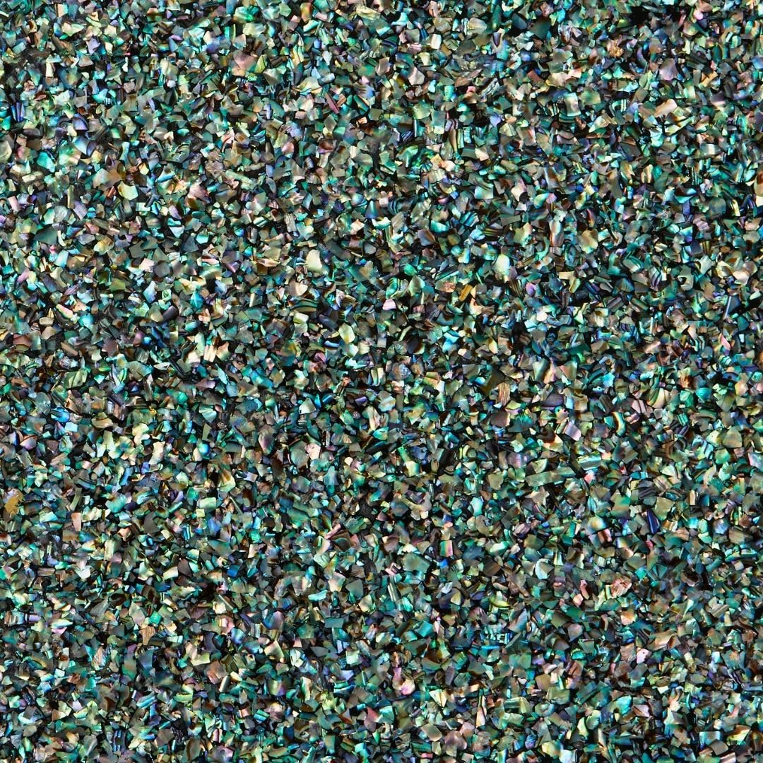 Abalone Shell Inlay Veneer for DIY or Professional Inlay Embellishments - Sustainable New Zealand Paua Galaxy- With 3M Double Sided Tape Backing - 9.45"X2.75"