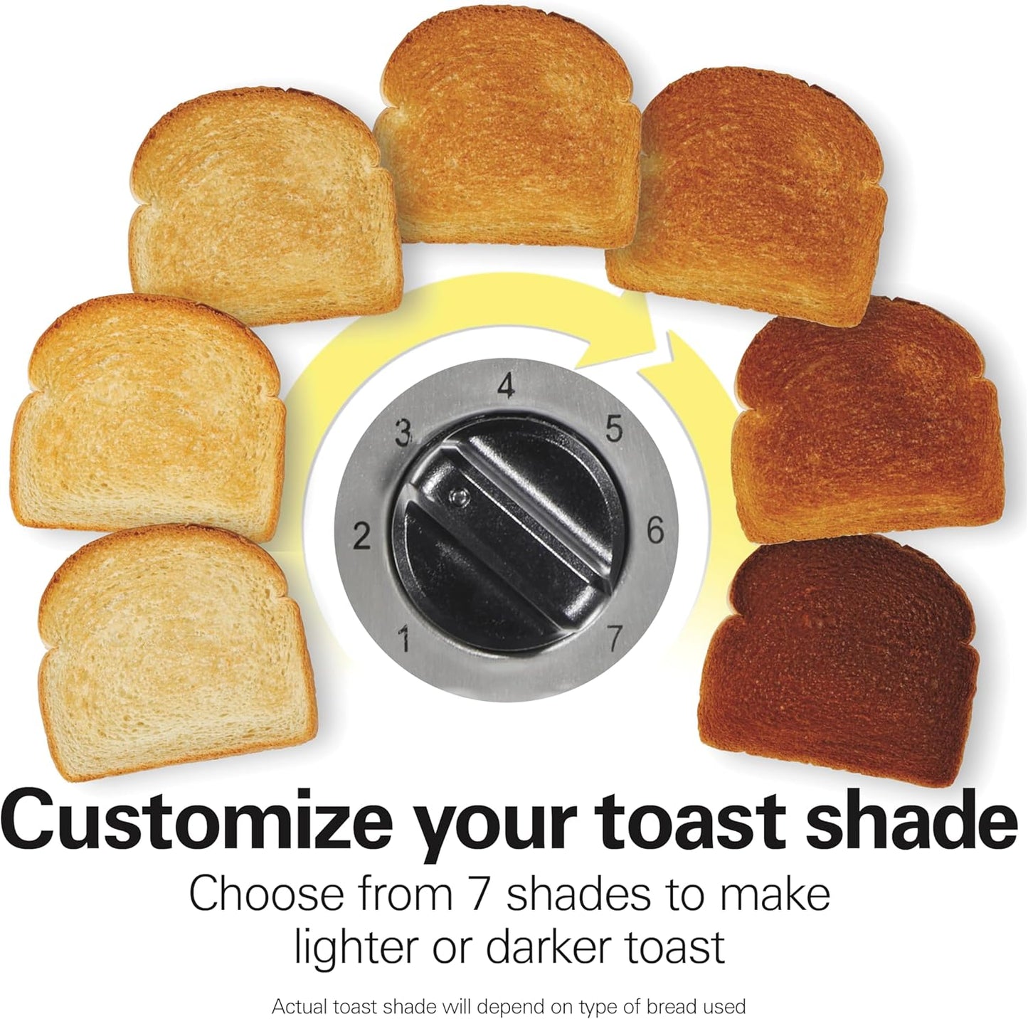Hamilton Beach Extra Long Slot 2 Slice Toaster - Browning Control, Bagel Function, Modern Slim Design, Black