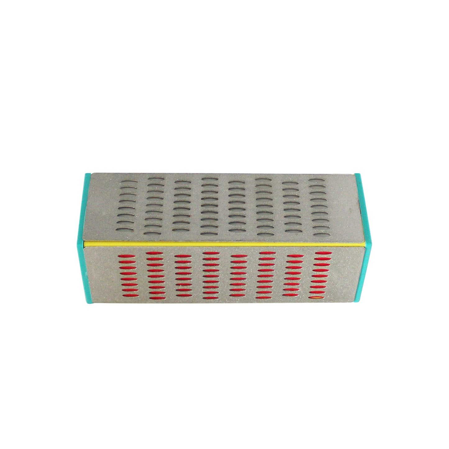 HFS(R) 4-Way Diamond Knife Sharpener Hone Sharpening Stone Industrial Grade 200 to 600 Grit Non-Slip Rubber Base 6" x 2"