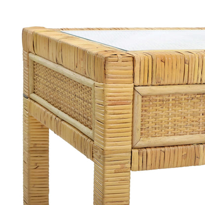 Tov Furniture Amara Natural Rattan Desk