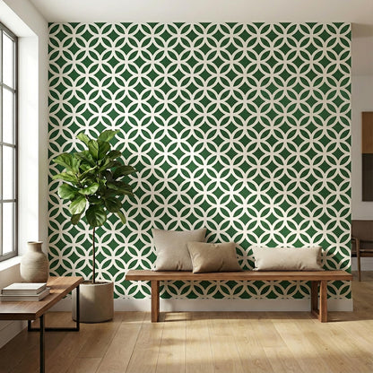 16 PCS Geometric Stencils for Painting, Stencils for Crafts Reusable 12 x 12 Inch Large Pattern Templates for Walls Floors Furniture Tile and Home Decor