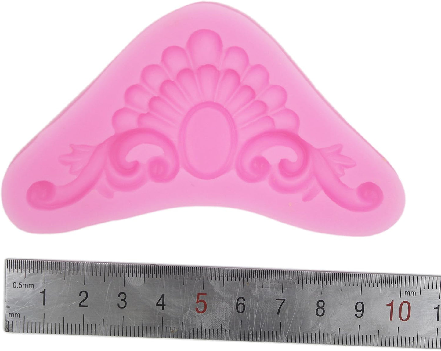 Art Deco Silicone Mold for Sugar Craft, DIY Gumpaste Cake Decorating Clay