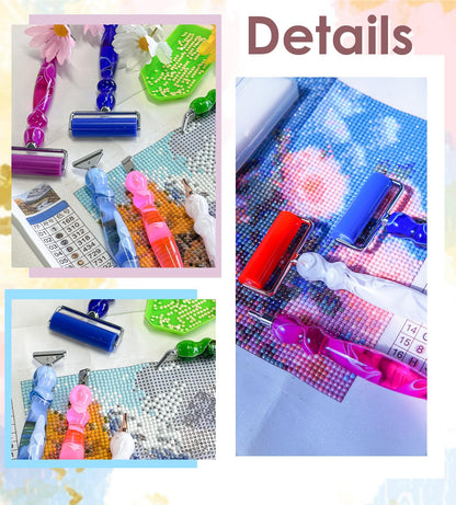 Hailivike 17PCS Pink Diamond Painting Pens, Upgraded Stainless Steel Tips Diamond Art Pens No Loosen