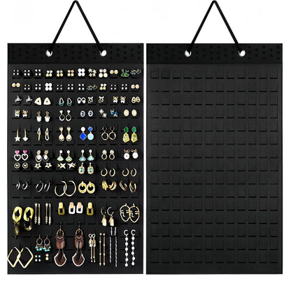 Hanging Earring Holder Organiser, Brooch Pin Display Board with 150 Slots for up to 300 Pairs of Earrings/Pins, Storage