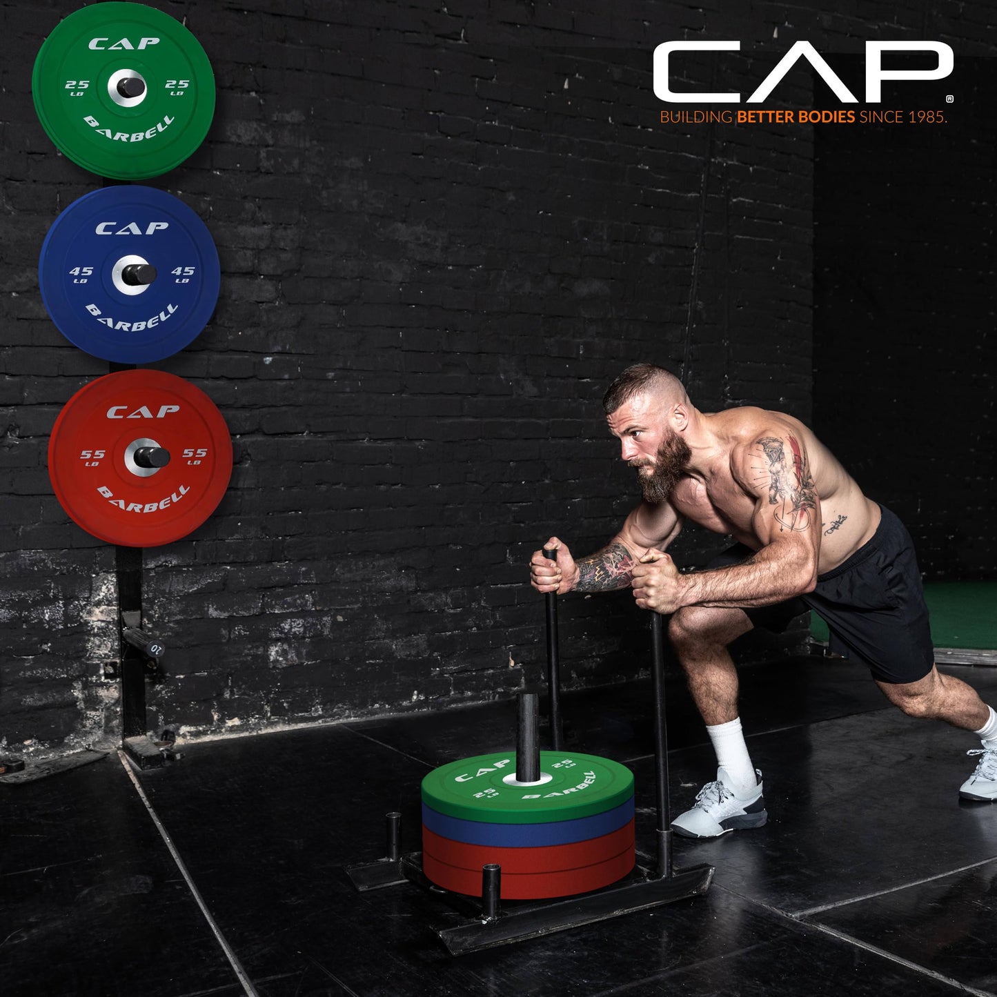CAP Barbell 370 lb Competition Olympic Bumper Plate Set