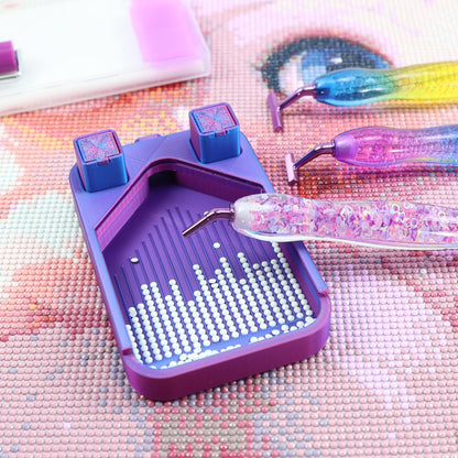 Diamond Art Pens Tool Diamond Painting Pen with 135° Ergonomic Screw Elbow Steel Metal Tip Nibs Roller Angled Placers Accessories Kits Drill Bead Dot Pens for Art Craft Nail Easy to Use