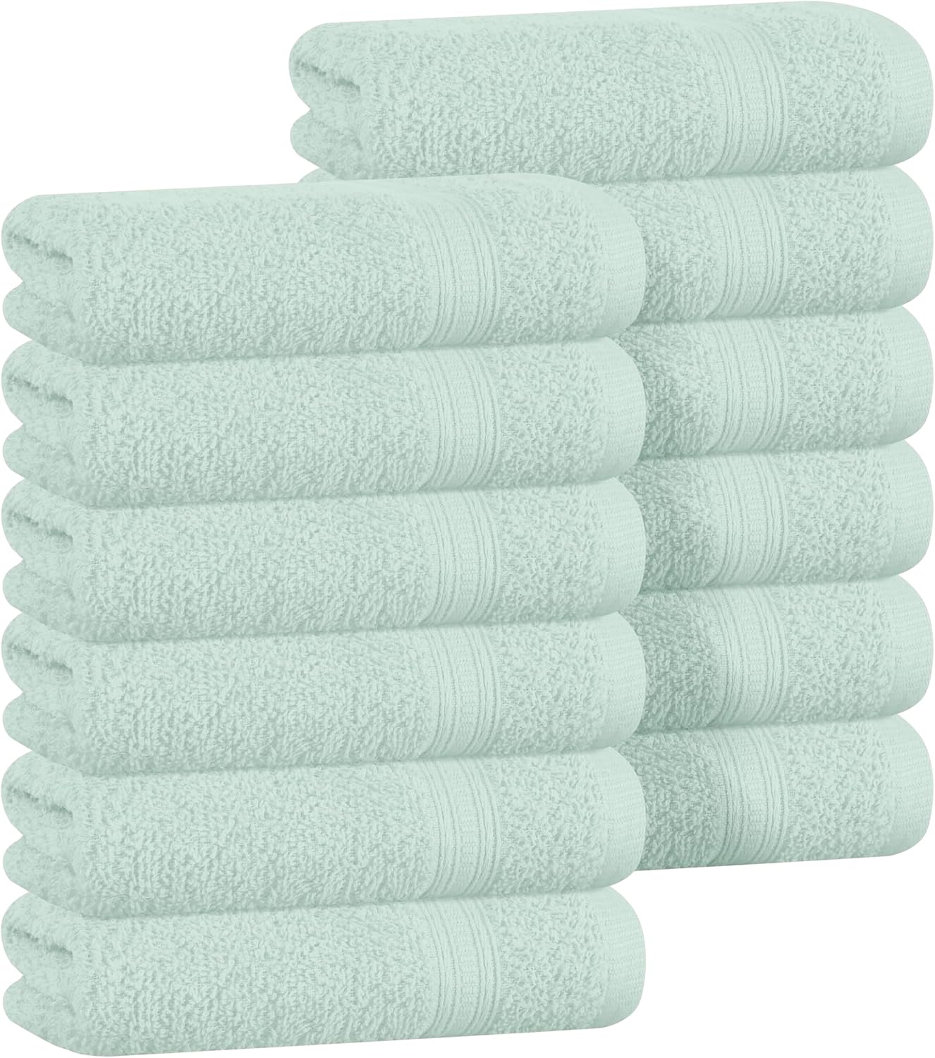 12 12x12 inch, BOUTIQUO Ultra Soft Cotton Washcloths, Contains Piece Face Cloths Ideal for Everyday use Face Towels