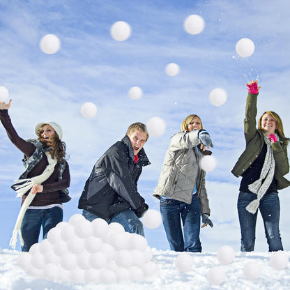 Skiennix 36 PCS Plush Snow Balls - Soft Indoor Snowball Fight Set for Kids | Perfect for Winter Fun