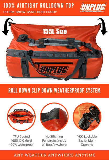 UNPLUG EASY OUTDOOR ADVENTURE Modern, Adventure Orange, 155L