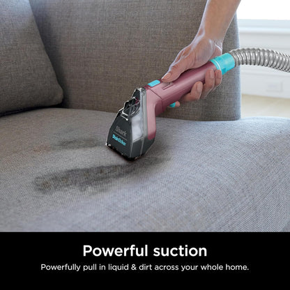 Shark Carpet Cleaner Machine - Portable Upholstery Stain Remover with 2 Solutions & 3 Tools | Perfect for Pet Hair, Burgundy