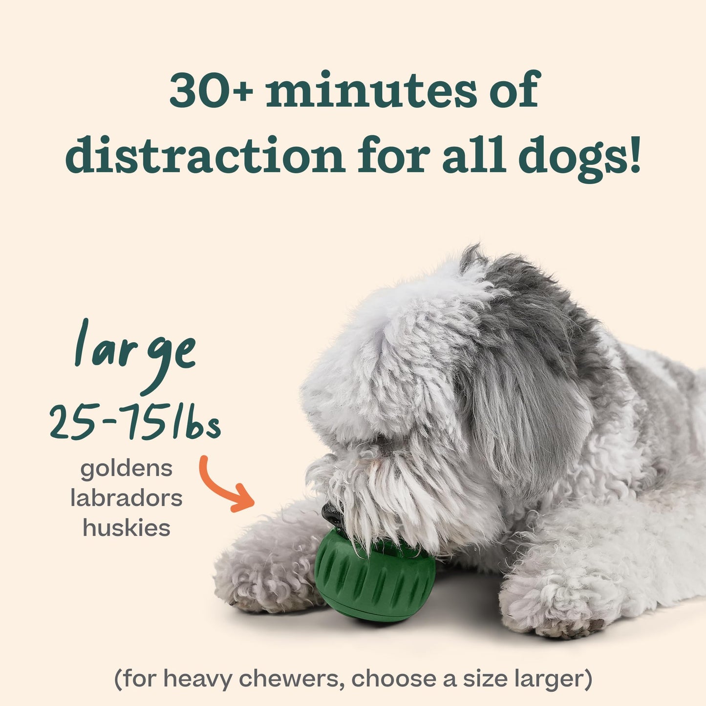 WOOF Starter Pack - Interactive Dog Toys for Boredom - Dog Treat Molds Silicone - Chicken-Flavored Healthy Treats for Dogs - Pupsicle Doggy Enrichment Toy - for Large Pups - 25-75 lbs