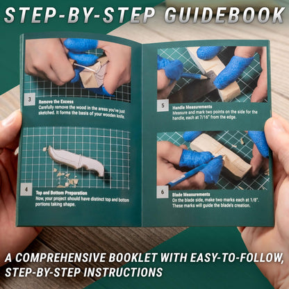 BeaverCraft Wood Carving Kit for Beginners S16 – Whittling Knives Sloyd, Chip Wood Carving Knife, Basswood Blocks for Carvers - Whittling Tools Set