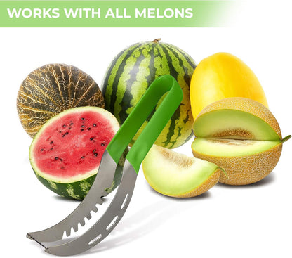 Watermelon Slicer – Premium Cutter Kitchen Tool with Ultra-Sharp Stainless Steel Blade and Ergonomic Handle