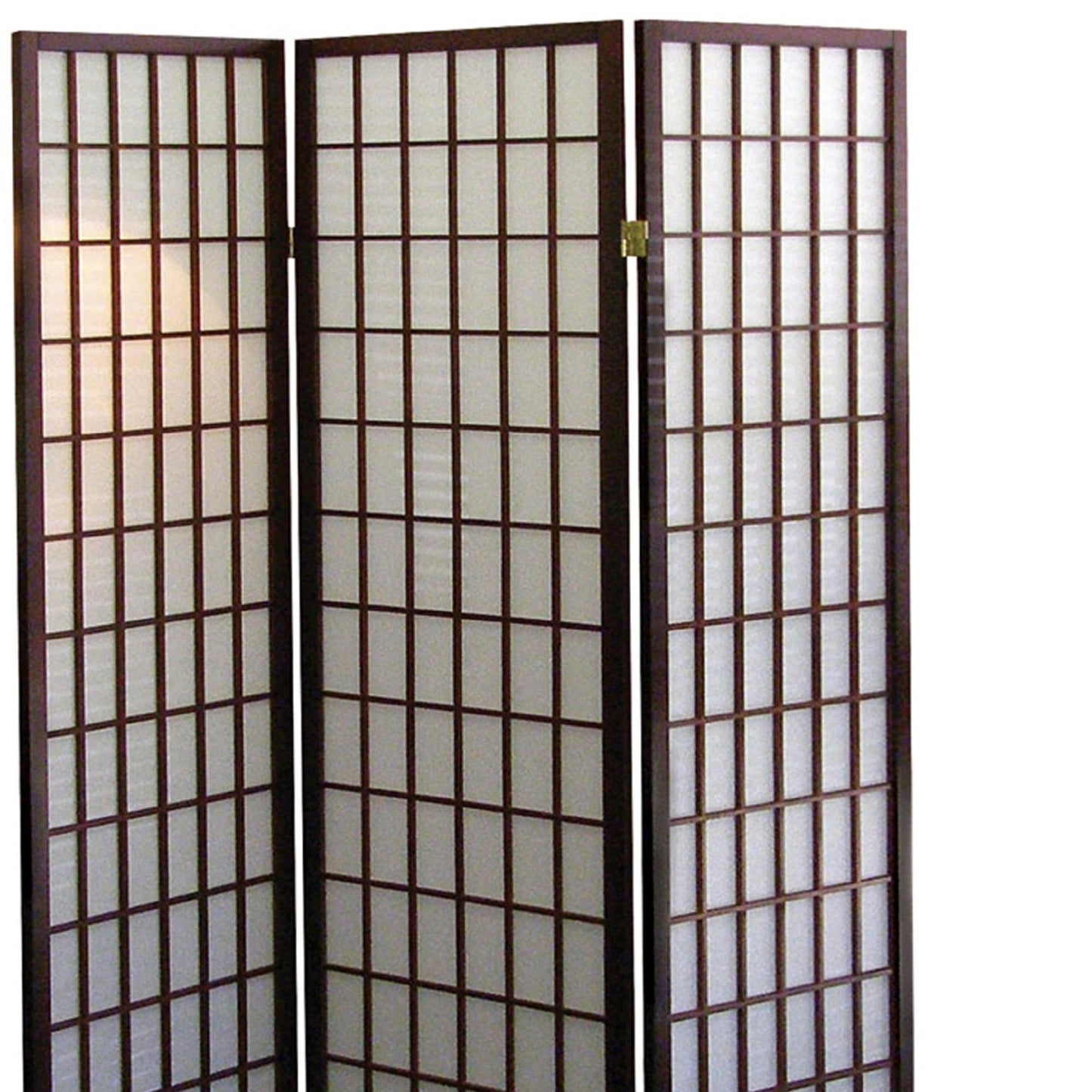 70" Tall 3 Panel Screen, Room Divider, Japanese Style with Cherry