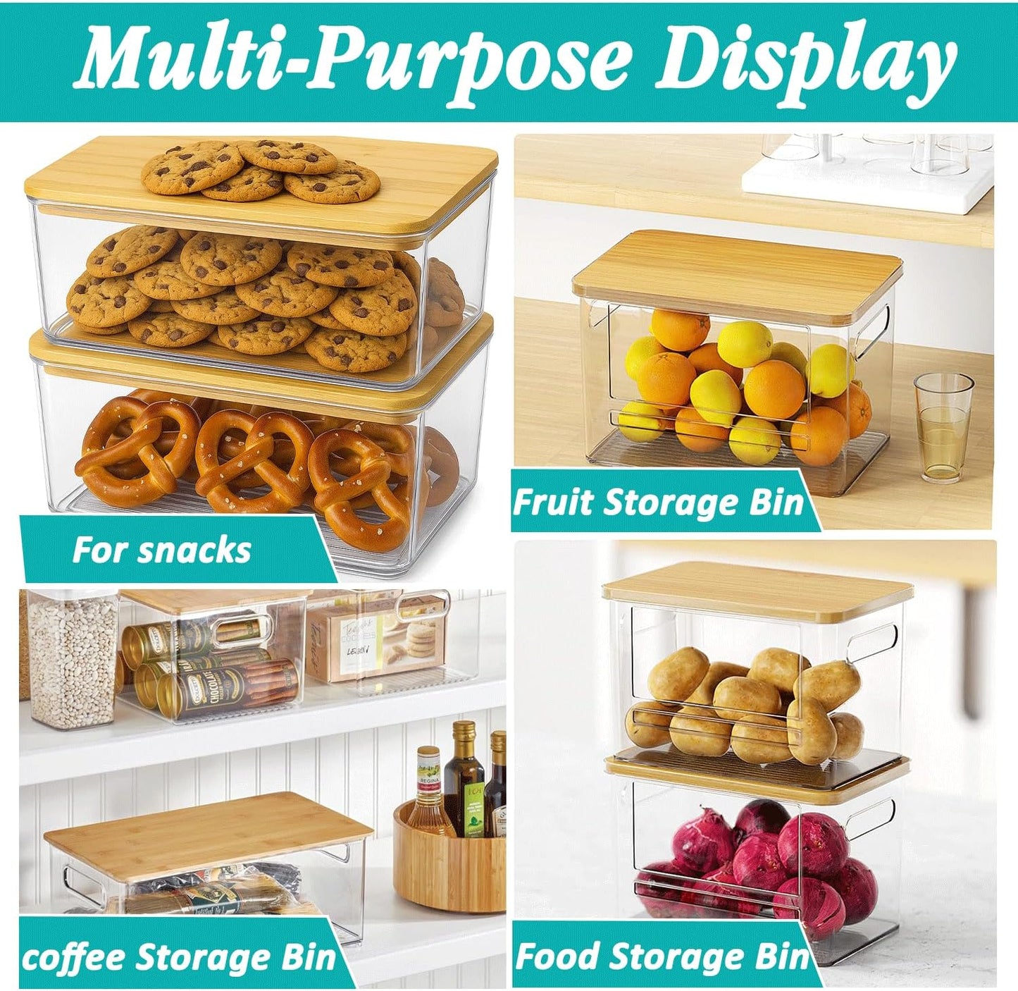 Four Flowers 2 Pack Trash Bag Holder Dispenser for Kitchen, Laundry Room Trash Bag Holder, Acrylic Trash Bag Dispenser