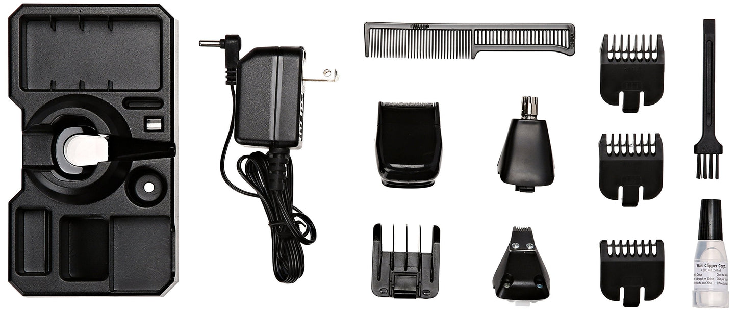 Wahl Lifeproof Rechargeable Trimmer No.09953-1601 for Beards/Mustache/Goatee with Self Sharpening Blades, 1.05 Pound