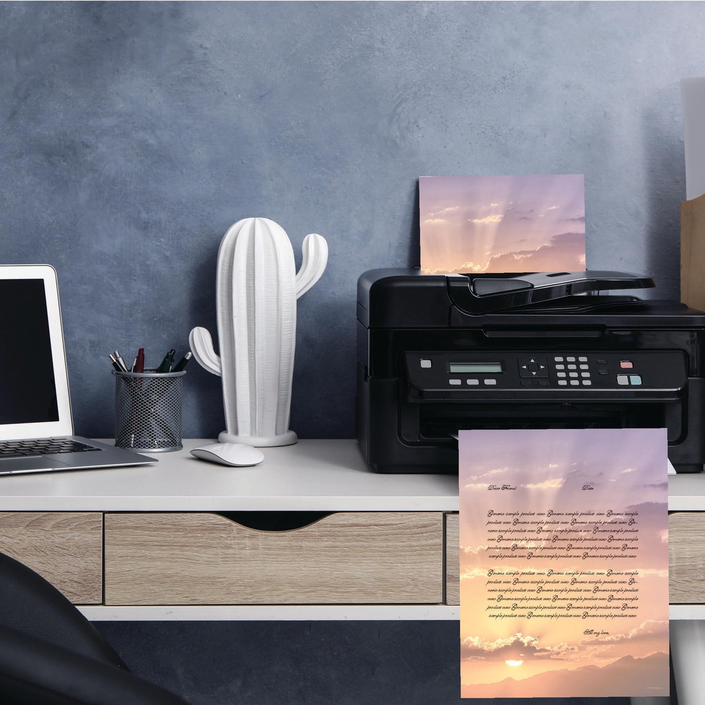 At Sunset Letterhead Laser & Inkjet Printer Paper (25 Sheets)