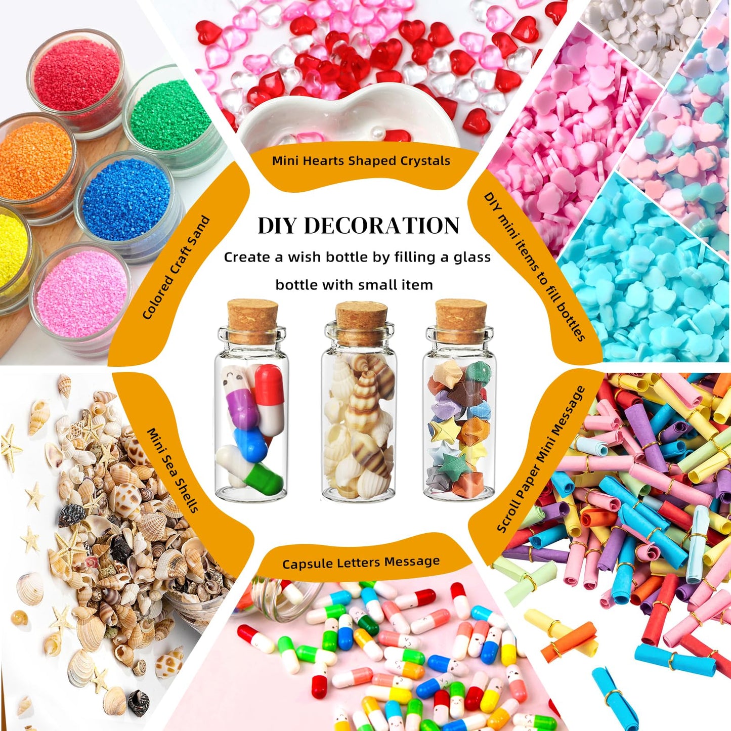 30Pcs 20ml Mini Glass Bottles with Cork Stoppers - Small Clear Vials for DIY Crafts, Wedding Favors, Halloween Decor, Wishing Spell Jars, Includes Funnel-(22 * 80 mm)