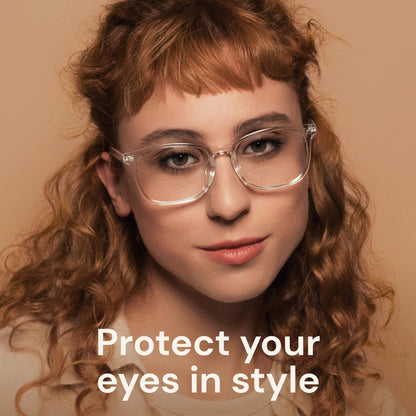 Gaoye Stylish Blue Light Glasses for Woman - Computer Glasses 99% Blue Light Blocking - Lightweight TR90 Frames - 3 pack