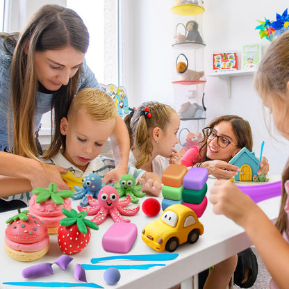 YOPINSAND Air Dry Clay 145 Colors, Modeling Clay for Kids, DIY Molding Magic Toy with Tools, Gift for Kids Boys Girls