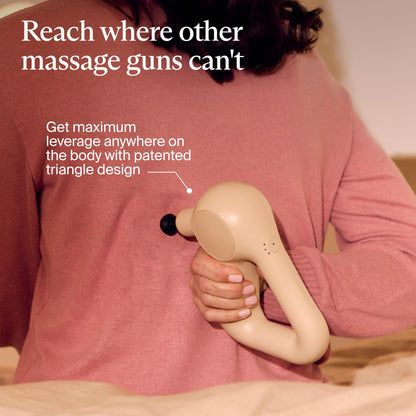 TheraGun Therabody Relief Handheld Percussion Massage Gun - Easy-to-Use, Comfortable & Light Personal Massager for Every Day Pain Relief Massage Therapy in Neck, Back, Leg, Shoulder and Body (Navy)