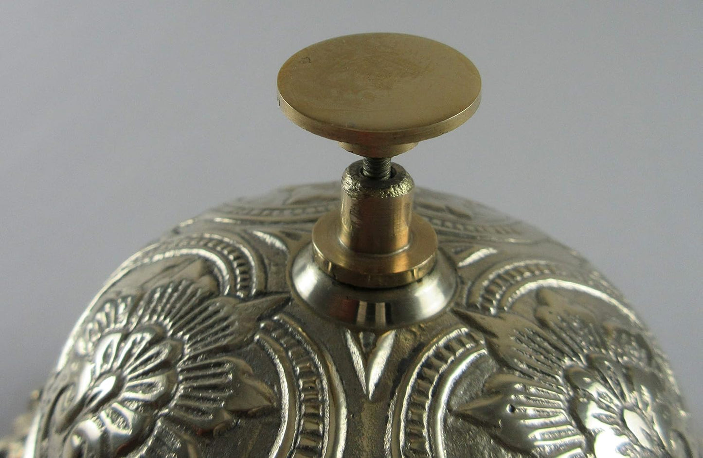 Upper Deck Ornate Solid Brass Hotel Counter Bell
