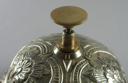 Upper Deck Ornate Solid Brass Hotel Counter Bell