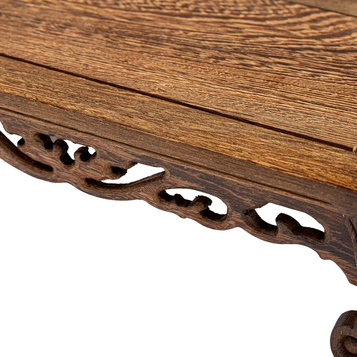 1 L9.5in W4.45in H2.75in) THY COLLECTIBLES Beautiful Hand Craft Rosewood Oriental Vase Flower Stand - Stand (Med: x x
