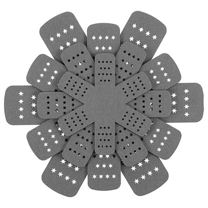 Elegaperma 8pcs Pan Liners for Stacking,Pot and Pan Protectors for Stacking,4 Sizes Pot Protectors Non Stick,Cookware Separators Protector with Stars,Protecting Your Cookware,Gray(6" 8" 10" 12")