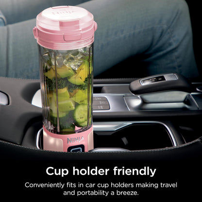 Ninja BC151BK Blast Portable Blender, Cordless, 18oz. Vessel, Personal Blender-for Shakes & Smoothies, BPA Free, Leakproof-Lid & Sip Spout, USB-C Rechargeable, Dishwasher Safe Parts, Black