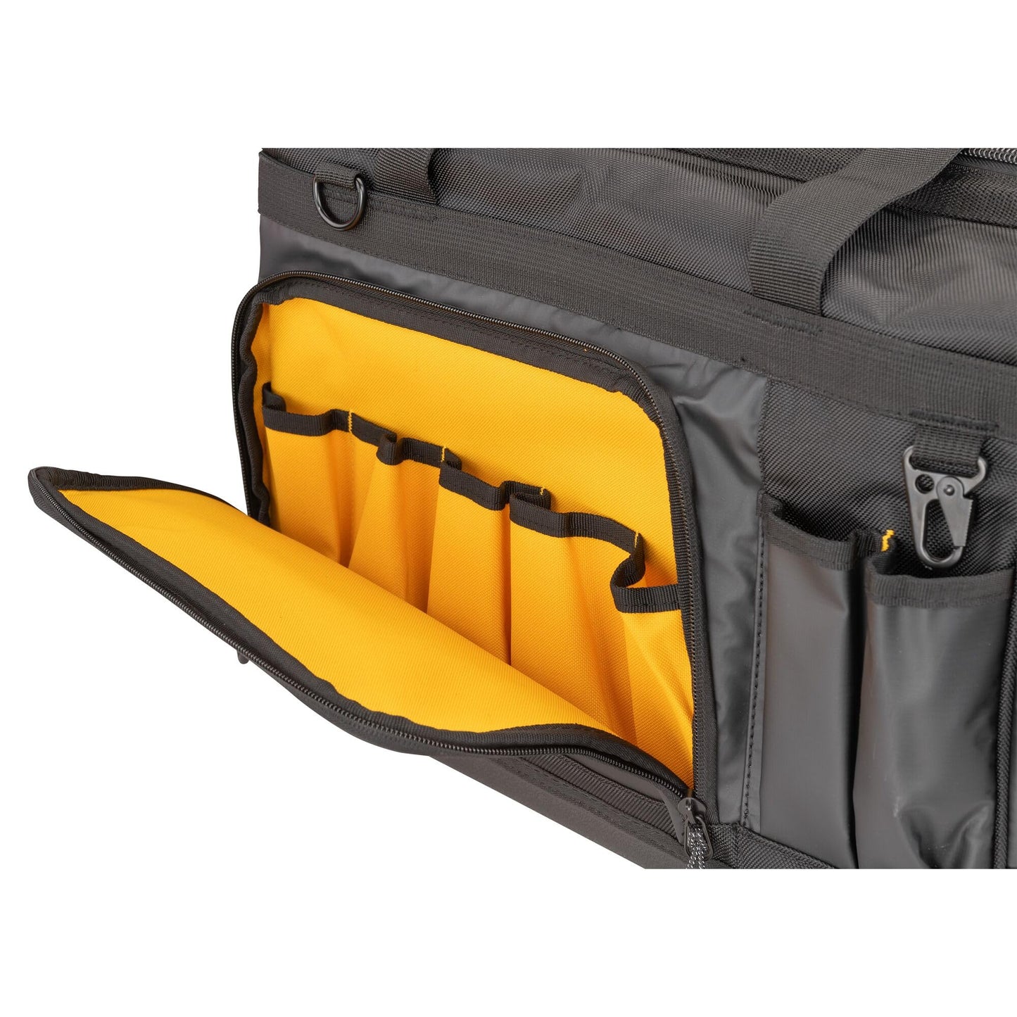 DEWALT Tool Bag, Water Resistant, Hard Bottom, 20-inch, Professional Tool Tote with Organization (DWST560104)