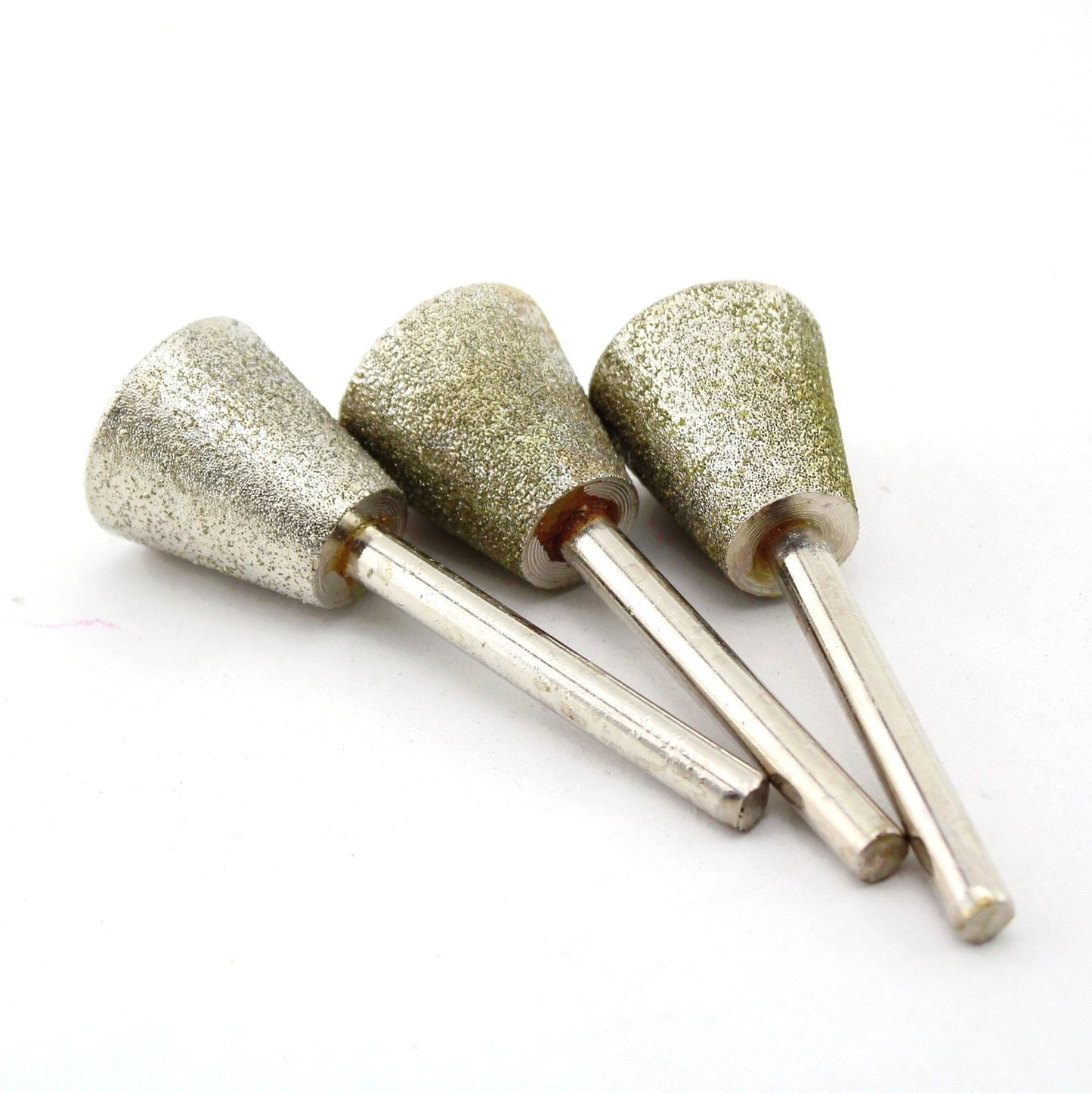 ILOVETOOL 25mm Inverted Cone Diamond Bits Burr Masonry Carving Tools for Gem Stone