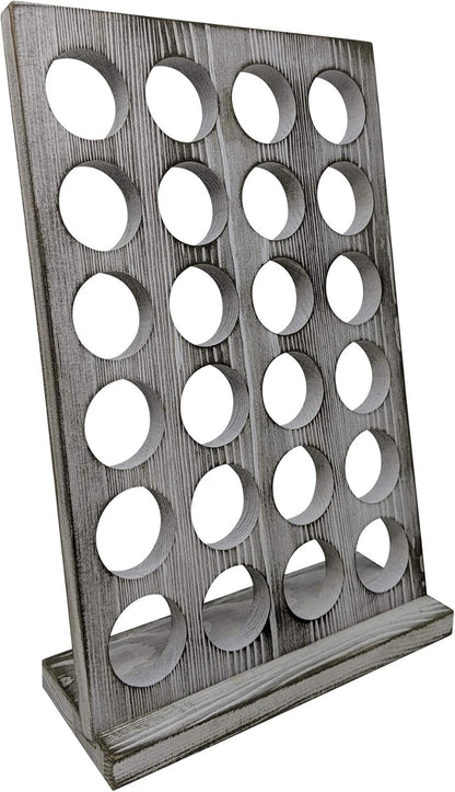 Gianna's Home Rustic Farmhouse Coffee Pod Holder for K-Cups, 24 Capacity, Rustic White