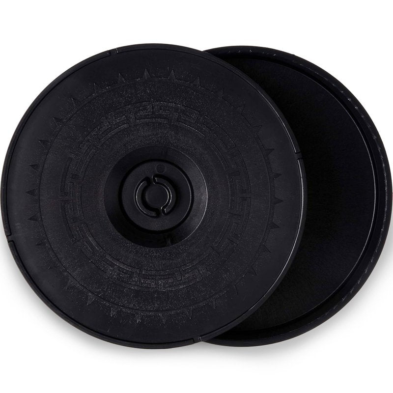 Carlisle FoodService Products Jumbo Server Tortilla Server with Insulated Lid for Kitchens, Restaurants, Catering, Plastic, 12.75 X 2.625 Inches, Black