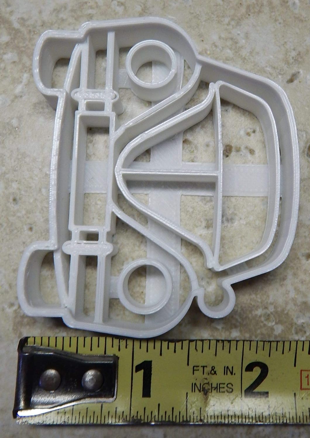 BEETLE BUG CAR FRONT VIEW HIPPIES LOVEBUG COOKIE CUTTER MADE IN USA