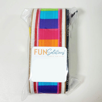 20 Yards Assorted Fabric Wired Edge Ribbon 1.5” and 2.5” Bulk Variety Pack (20 Assorted Ribbons, Pre-Cut to 1 Yard Each – Styles and Textures May Vary) (Mixed Patterns)