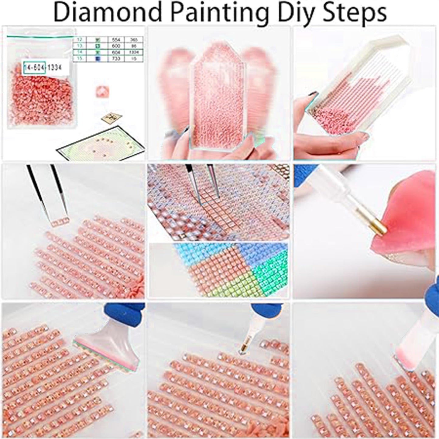 Huacan Diamond Painting Kits for Adults Parrot Full Square Drill 5D DIY Diamonds Paintings Art Kit for Home Wall Decor Picture Size 12 * 16 Inch
