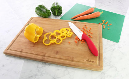 Artaste 28744 Bamboo Cutting Board and Flexible Cutting Board Set