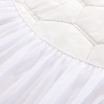 Vibe Cooling Quilted Memory Foam Mattress Pad, King