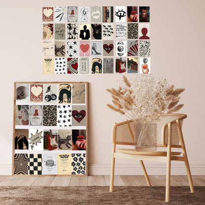70pcs Downtown Girl Room Decor Wall Collage Kit Aesthetic Pictures, Retro Photo Collage Kit 4x6 inches Wall Art Posters, Decorative Paintings For Teenage Girls Bedroom Dormitory