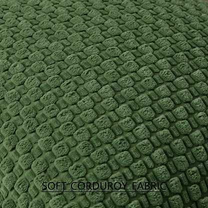 Pack 1 14x24 Inch, UGASA Lumbar Throw Pillow Covers of Super Soft Boho Corduroy Decorative Pillow Covers Cases Solid